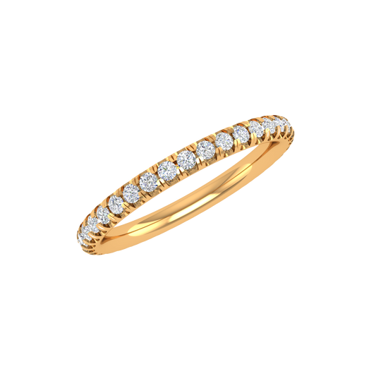 18kt Gold 1.00cttw Diamond Eternity Wedding Band
